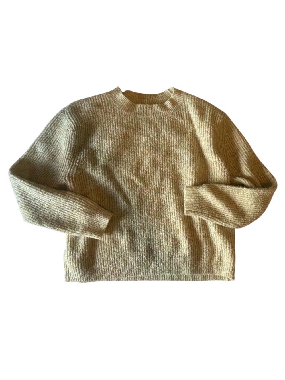 bp Pastel Tweed Knit Crewneck Sweater